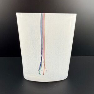 Kosta Boda Rainbow Series Vase #48226 Signed‎ Bertil Vallien Swedish Art Glass